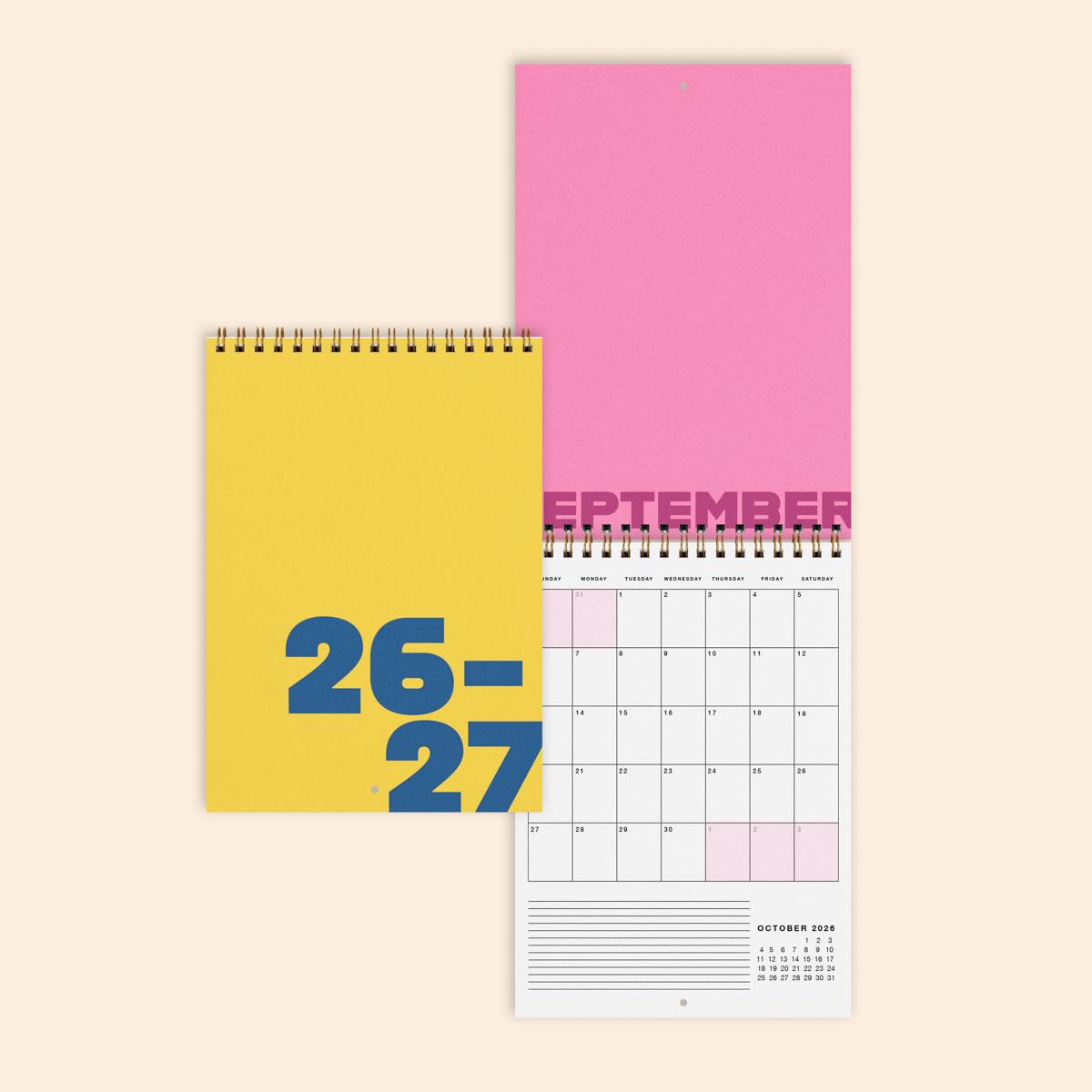 ACADEMIC CALENDAR - SMALL - VERTICAL
